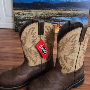 Justin Boots Brown and Tan Men's Boots